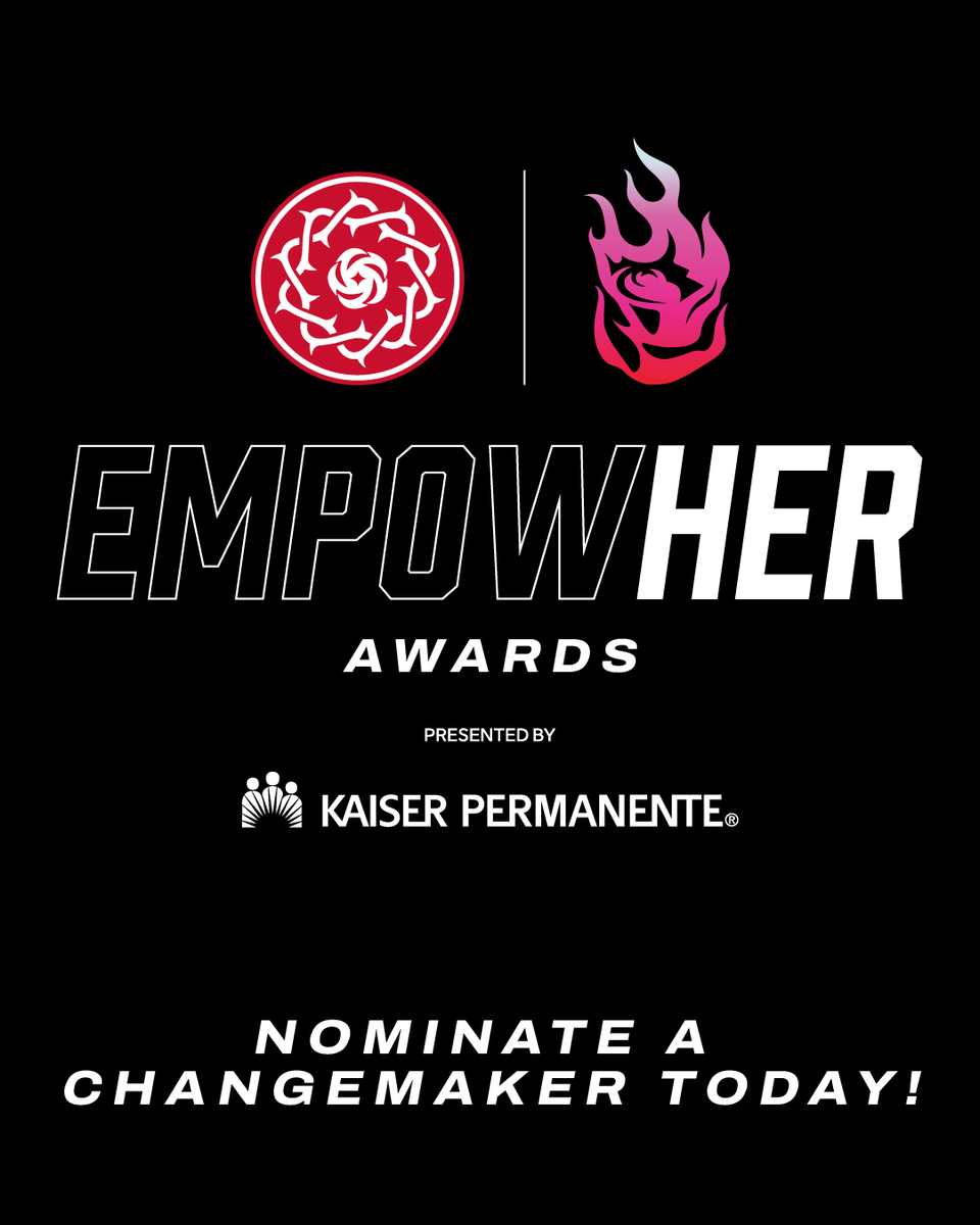 ThornsFC's tweet photo. When you see it, you can be it. When you believe in her, you empower her ❤️

Nominations close TOMORROW for the 2026 EmpowHER Awards, presented by @KPNorthwest! You can nominate individuals, teams, nonprofits, and small businesses across Oregon and Southwest Washington.

More here: https://t.co/vPcR4WED5o