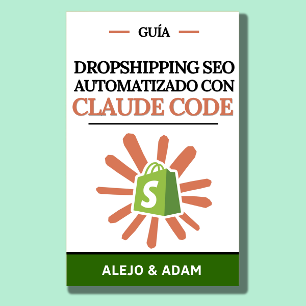 ecommartinez's tweet photo. Claude Code + SEO dropshipping es una combinación peligrosa.

Por eso creé la guía "Dropshipping SEO Automatizado con Claude Code"

Nicho, SEO, pedidos, email marketing, imágenes con IA y fiscalidad internacional. 18 capítulos con prompts listos para copiar.

¡GRATIS solo durante 24h!

1. → Dale like + RT
2. → Comenta "DROP"
3. → Sígueme para recibir el DM