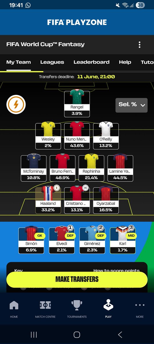 ArkhamBat16's tweet photo. @FPLMate Any changes and should I use 12th man? https://t.co/xWXAemaS5D