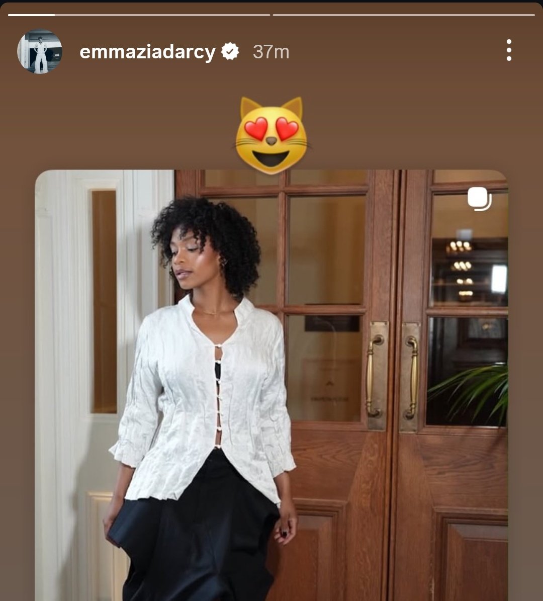 bestoftheblacks's tweet photo. Emma D'Arcy supporting their two children on Instagram stories ! https://t.co/9RLuIrnVGU