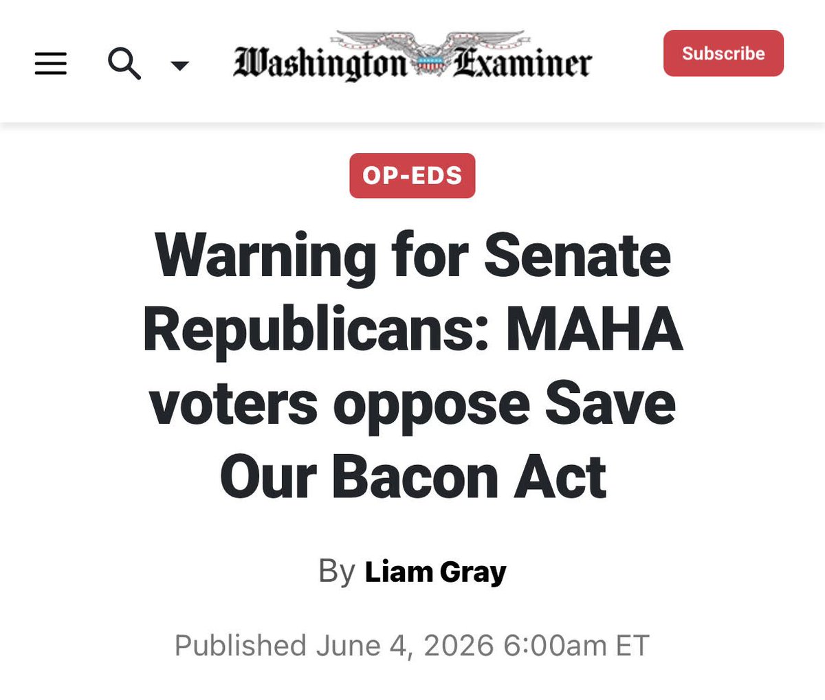 PaulHShapiro's tweet photo. Future generations won’t ask whether pigs deserved to move. 

They’ll ask how we ever convinced ourselves that they didn’t.

@KLiamGray is right. Senate Republicans should oppose the nefarious Save Our Bacon Act. https://t.co/ITjERk6hBw