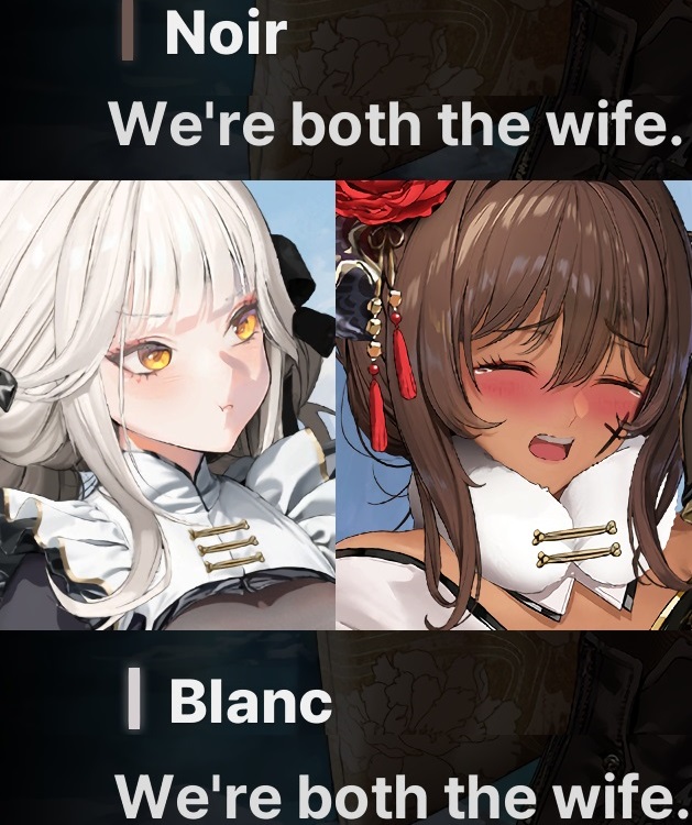 KOGG__'s tweet photo. Never forget your wives, Blanc and Noir. https://t.co/0gQ4Fm4v3d