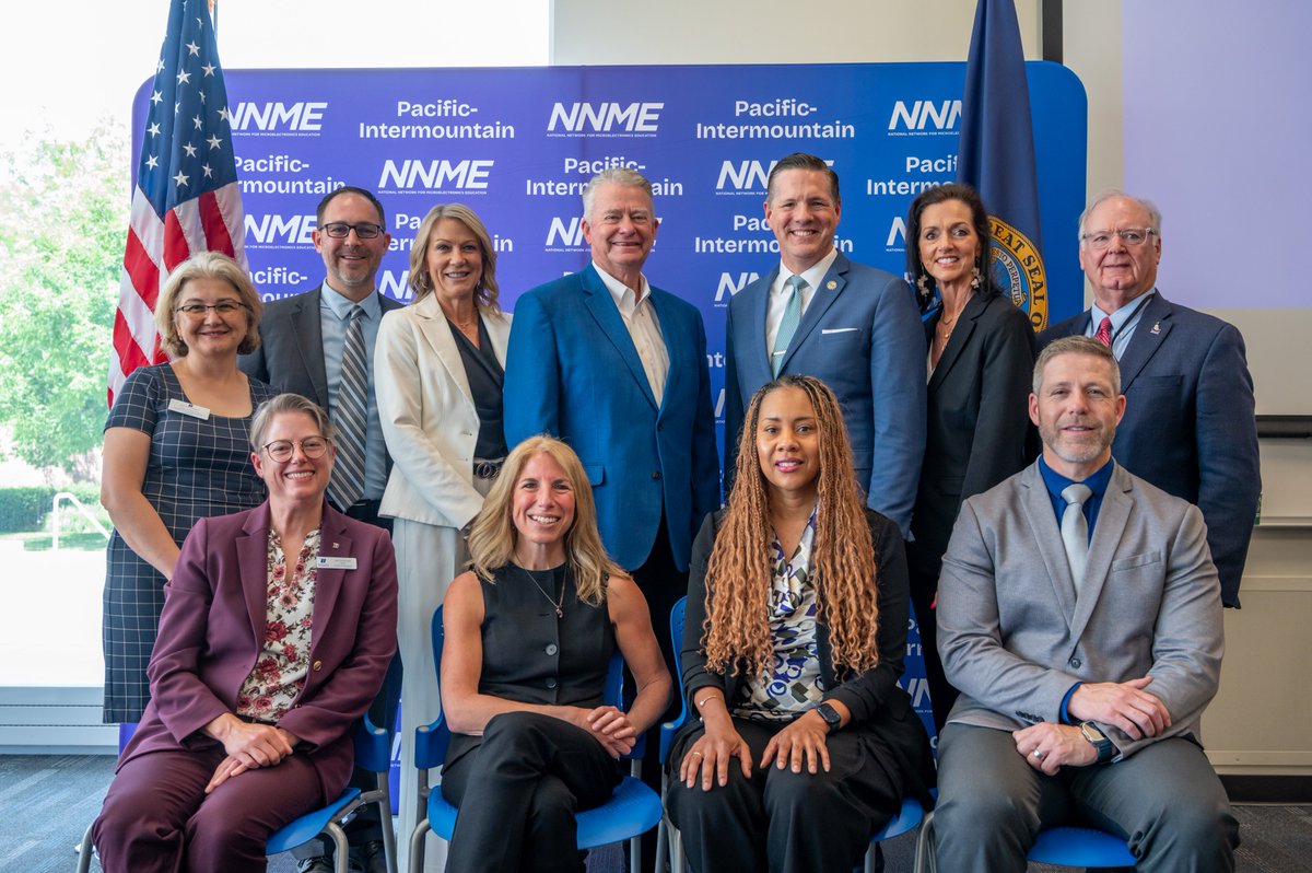 BoiseState's tweet photo. #BoiseState will lead the Pacific Intermountain Network for Education in Semiconductors, a regional node of the National Network for Microelectronics Education (NNME). Thank you: @NSF, @CommerceGov, @semifoundation, @MicronTech & Idaho Technology Council. #NSFfunded https://t.co/66uQzQK2YY