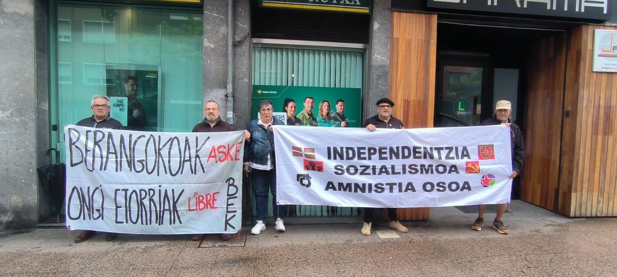 HerritarBatasun's tweet photo. Trapagaranen... BORROKAK EZ DU ETENIK JTK 🇵🇸🇾🇪🇱🇧🇮🇷🇪🇭✊✊🚩🏴 https://t.co/3B7GohnhrN