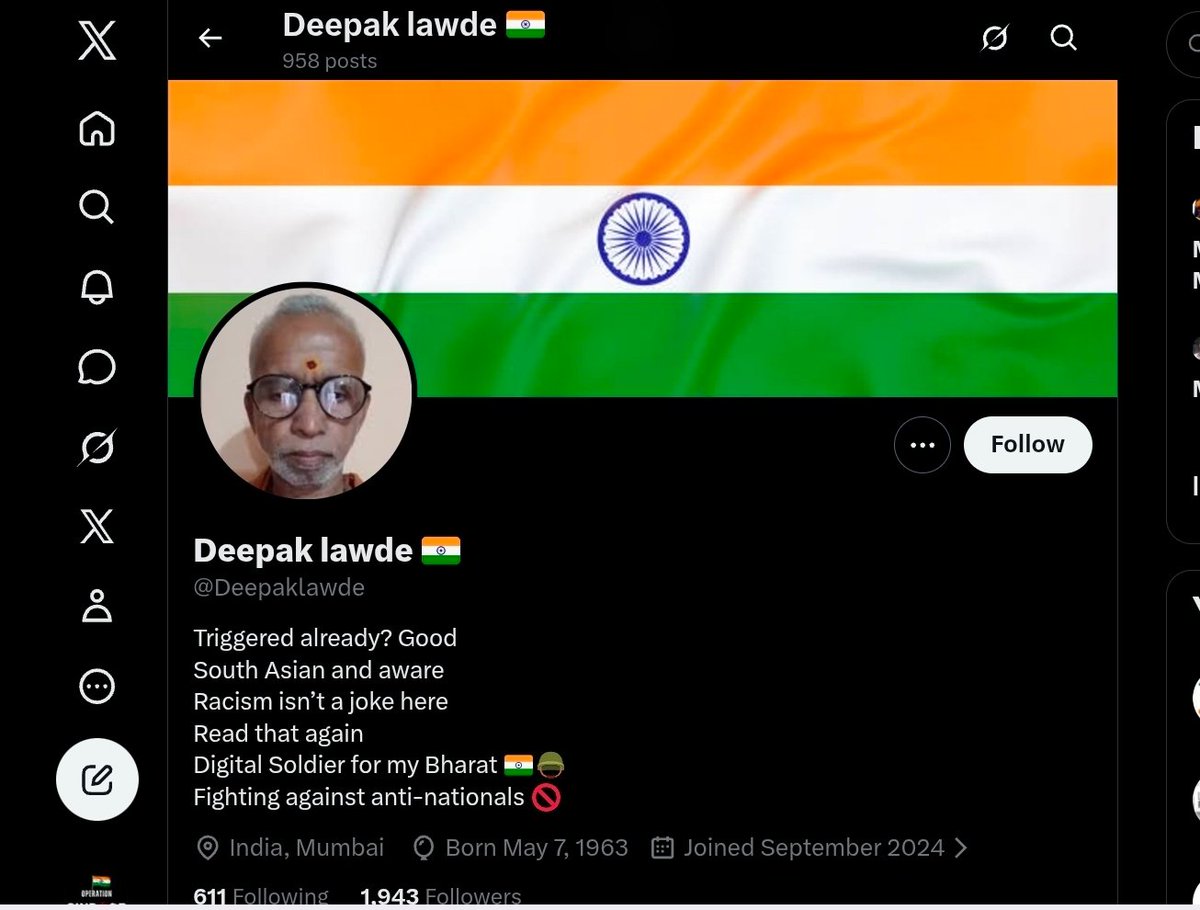 lmdyy8u3he7's tweet photo. So finally, I got the opportunity to expose this pig. He blocked me, so I can't tag him. I'm requesting someone to tag his ID as well. Requesting @nikitabier, please suspend this pig. He is Pakistani and is pretending to be Indian. I will provide all the proof—just follow the 🧵. https://t.co/kTCi5cFZr2
