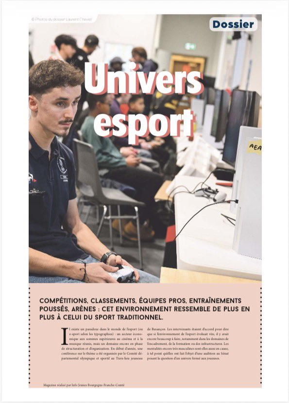 TeamBSK_'s tweet photo. Besançon et la Bourgogne-Franche-Comté, terre d’esport 🎮

Dans son n°360, Topo consacre un dossier complet à l’esport régional, et BSK Esport est fier d’y figurer aux côtés de talents et structures qui font avancer la scène locale.

Joueurs, clubs, accompagnement, formation, inclusion : notre territoire ne veut pas être spectateur, mais acteur de la structuration de l’esport en France.

Merci à Topo pour cette mise en lumière 🙌

📖 https://t.co/ClMxhM9e0t

#BSKUNITY