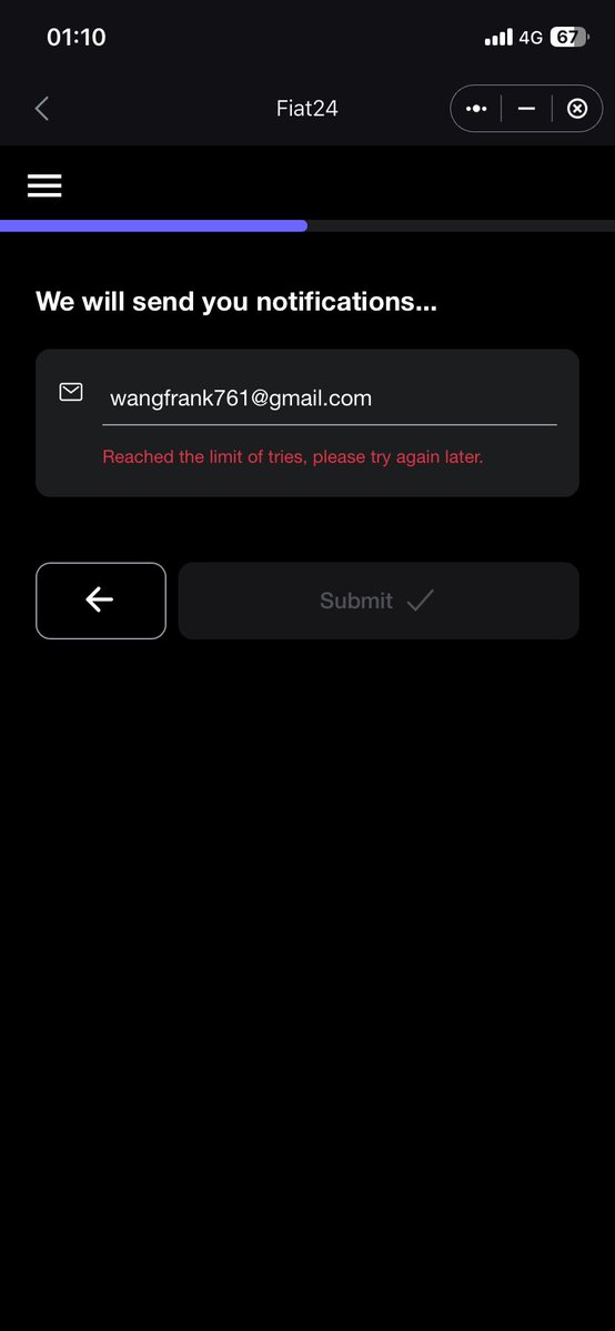 Frankoyd2's tweet photo. @BitgetWalletCN 我申请了，但是邮箱不返回验证码，换了邮箱多次都不行 https://t.co/5hU7Wn27N3
