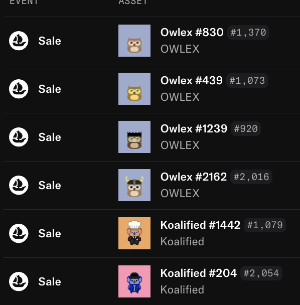 RealPapii's tweet photo. Always open to support some of the smaller, up and coming builders in the space

A collection I really love is @voids_eth ... only 1,111 pieces, dope Pixel Alien art... great team and good entry price below .01

The founders of @Owlexart and @Koalified_eth have been very respectful to me and Quirkies so I scooped some there and will probably add more over time