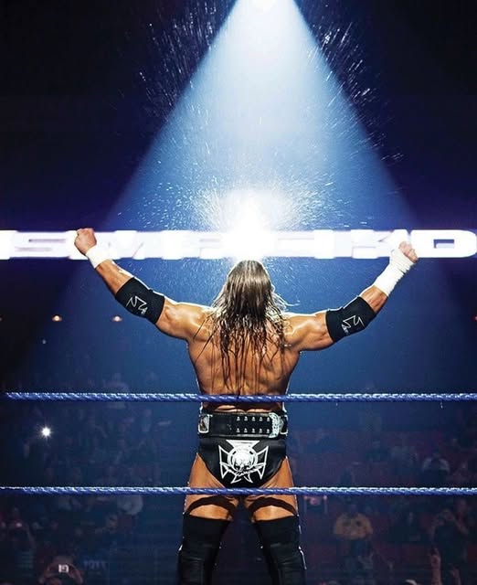 WrestleClips's tweet photo. Every single one of us has done the Triple H water spit at some point 😂 https://t.co/4A0sFqS2j8