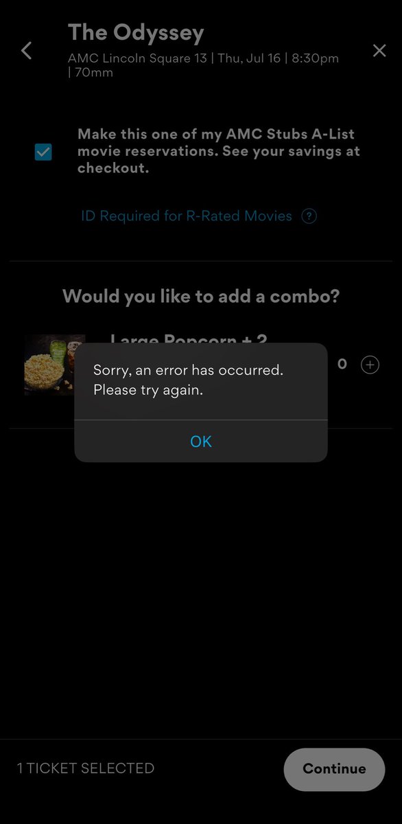 MZhet's tweet photo. These Odyssey tickets are worse than Coachella what happened to boycotting the movie 😭😭 https://t.co/rHcQ0aIgvB