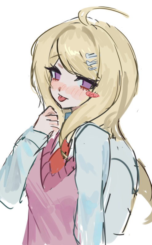 otomegmefoxy's tweet photo. kaede bleh sketch for me myself and i https://t.co/M0EhbsOSDq