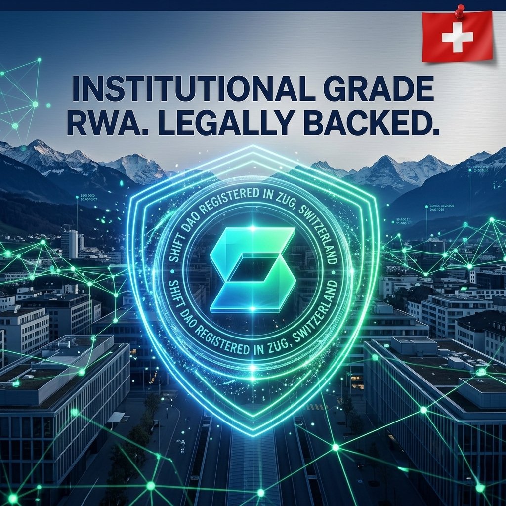 0xMohii's tweet photo. The biggest bottleneck holding back the #RWA sector isn't technology; it's REGULATION. ⚖️

Most #Web3 projects try to bypass legal frameworks, only to get hit with massive fines or shut down entirely. 
If you're putting your hard earned capital into tokenized real world assets, you need to know they are bulletproof from a compliance standpoint.

This is exactly why @ShiftRWA  didn't take shortcuts.

They designed their entire ecosystem with institutional grade compliance at its core, anchored in the world's most trusted crypto jurisdiction:

🇨🇭The #Switzerland Foundation: 
#SHIFDAO is legally established and structured in #Zug, Switzerland (the famous Crypto Valley). 
This provides a rock solid, globally recognized legal framework that bridges blockchain with traditional securities laws. 

📑Regulatory First Framework: 
Instead of operating in a gray area, Shift’s infrastructure is built to legally recognize tokenized stocks as actual property. This means you have a legally binding claim over the underlying asset. 

🛡️Counterparty Protection: 
By strictly adhering to compliance standards, they protect the protocol from malicious actors while preserving the core tenets of decentralized finance, like self custody and deep liquidity. 

🏦Institutional Ready: 
This rigid legal backing is exactly what major funds and institutions look for before moving billions of dollars onchain. Shift isn't just building for retail; they are building the default pipeline for future institutional liquidity.

In a market full of vaporware, the projects that combine cutting edge tech with ironclad compliance are the ones that will dominate the top 20.

Are you betting on unregulated synthetic protocols, or are you positioned in compliant, legally backed assets? 
Let’s debate in the comments! 👇
#ShiftRWA #DeFi #Crypto