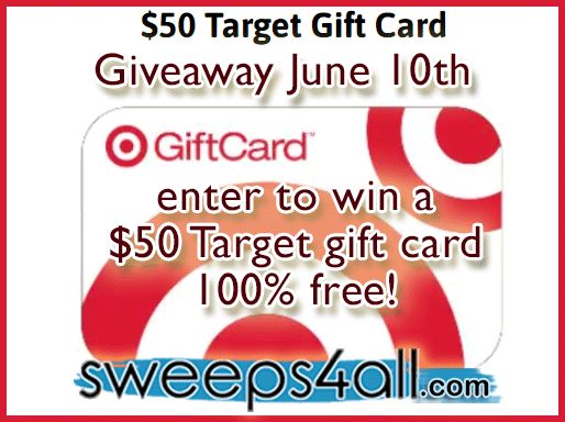SweepsForAll's tweet photo. 🏆Enter to #win a $50 Target Gift Card 100% Free!🎯

🎁Get your FREE ENTRIES at Sweeps4All!  
👉https://t.co/t5JzLSsI1S https://t.co/LyE3Yo4icv