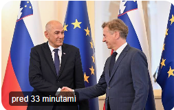 sprehajalec100's tweet photo. Golob je obljubil, da primopredaje ne bo in ne bo segel v roke Ivanu Janezu. A glej čudo, danes sladek in segel v roke. Morda povežemo to nenadno spremembo obnašanja s Požarjevo teorijo, da so pa naslednji posnetki od Tine Gaber Golob? Jaz bi verjel. Izraelci znajo prepričati.. https://t.co/8SyFqp5OcK