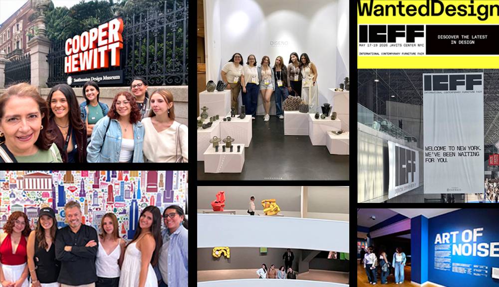 anahuac's tweet photo. #PorSiNoLoViste Alumnos de nuestra Facultad de Diseño (@anahuacdesign) llevaron su talento a Nueva York al exhibir sus proyectos en el Wanted Design e International Contemporary Furniture Fair (ICFF), una de las plataformas más importantes del diseño contemporáneo a nivel internacional. 🎨
#LiderazgoAnáhuacEnExcelenciaAcadémica
👉 Lee más aquí: https://t.co/Pf1ninZiH5