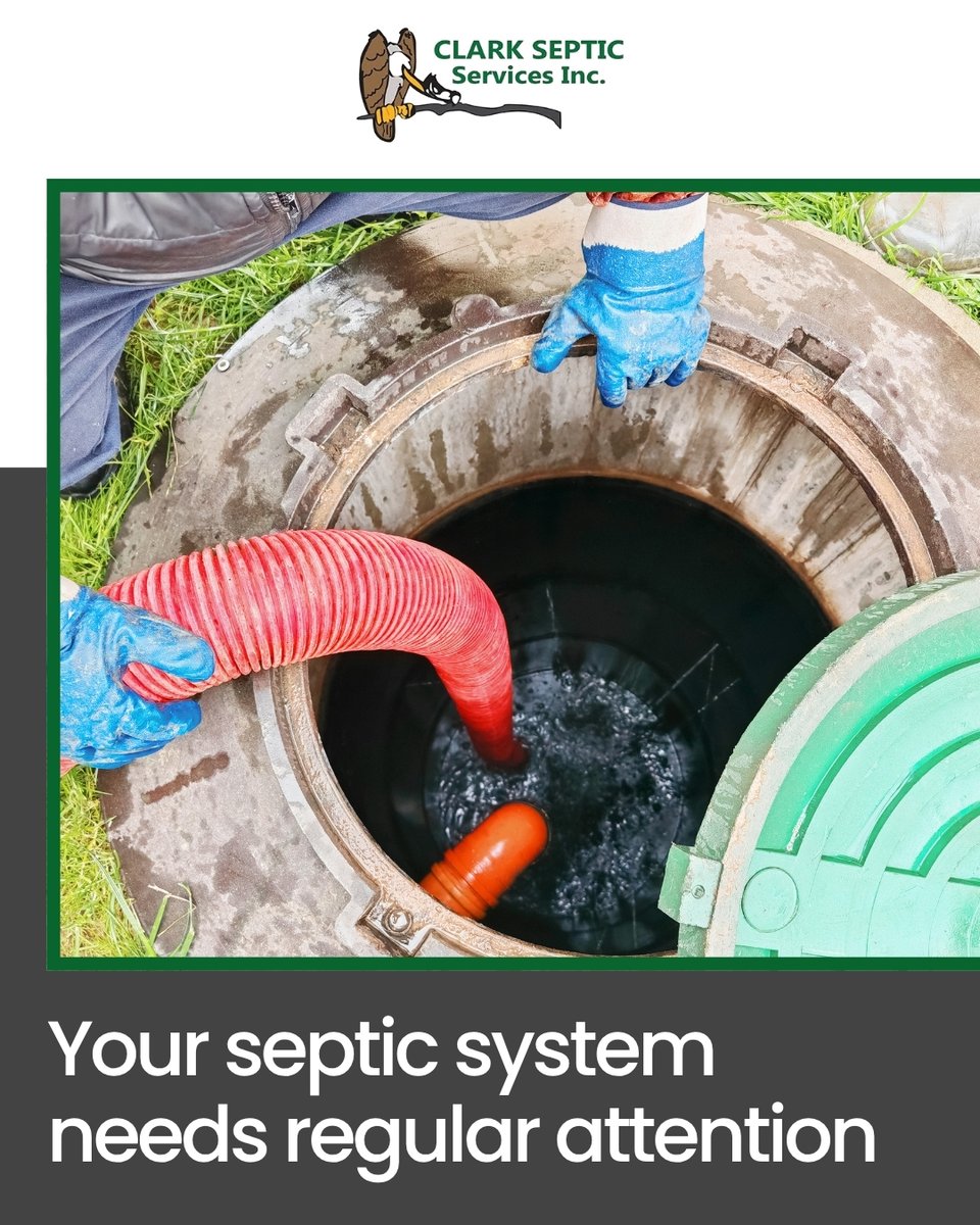 ClarkSepticFL's tweet photo. Routine inspections and pumping help prevent costly issues and extend the life of your system. Waiting too long usually leads to bigger problems. https://t.co/MdcPDYtV3G