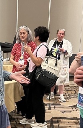 NationalSCF's tweet photo. Congrats to 2025 #NationalStemScholar Tracy Vassiliev for 2 presentations @NSTA in Anaheim – our Middle School Share-a-thon &amp; “Compostable, Not Disposable: Students Work Toward Replacing Plastics with Nanocellulose-based Alternatives for a Greener Future!” @giftedstudies #STEM https://t.co/9Te70jAzTb