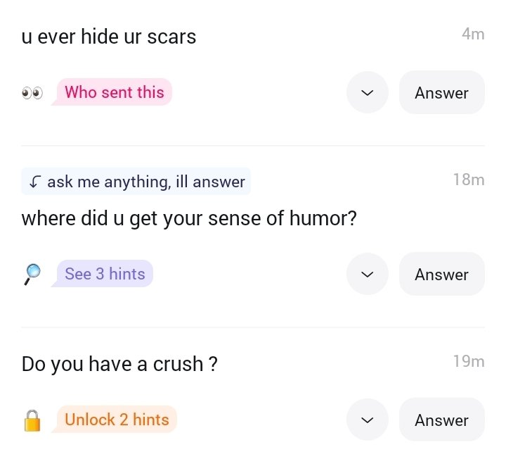 _JerseyVT's tweet photo. Q: do I have a crush? 
A: nope. Ngl, I'm hoping I'll someday find someone or something, maybe tinder will be useful

Q: where did u get your sense of humor?
A: honestly don't know. Both of my parents are ultra serious so not them.

Q: u ever hide ur scars? 
A: I don't have scars? https://t.co/A46AsHinQi