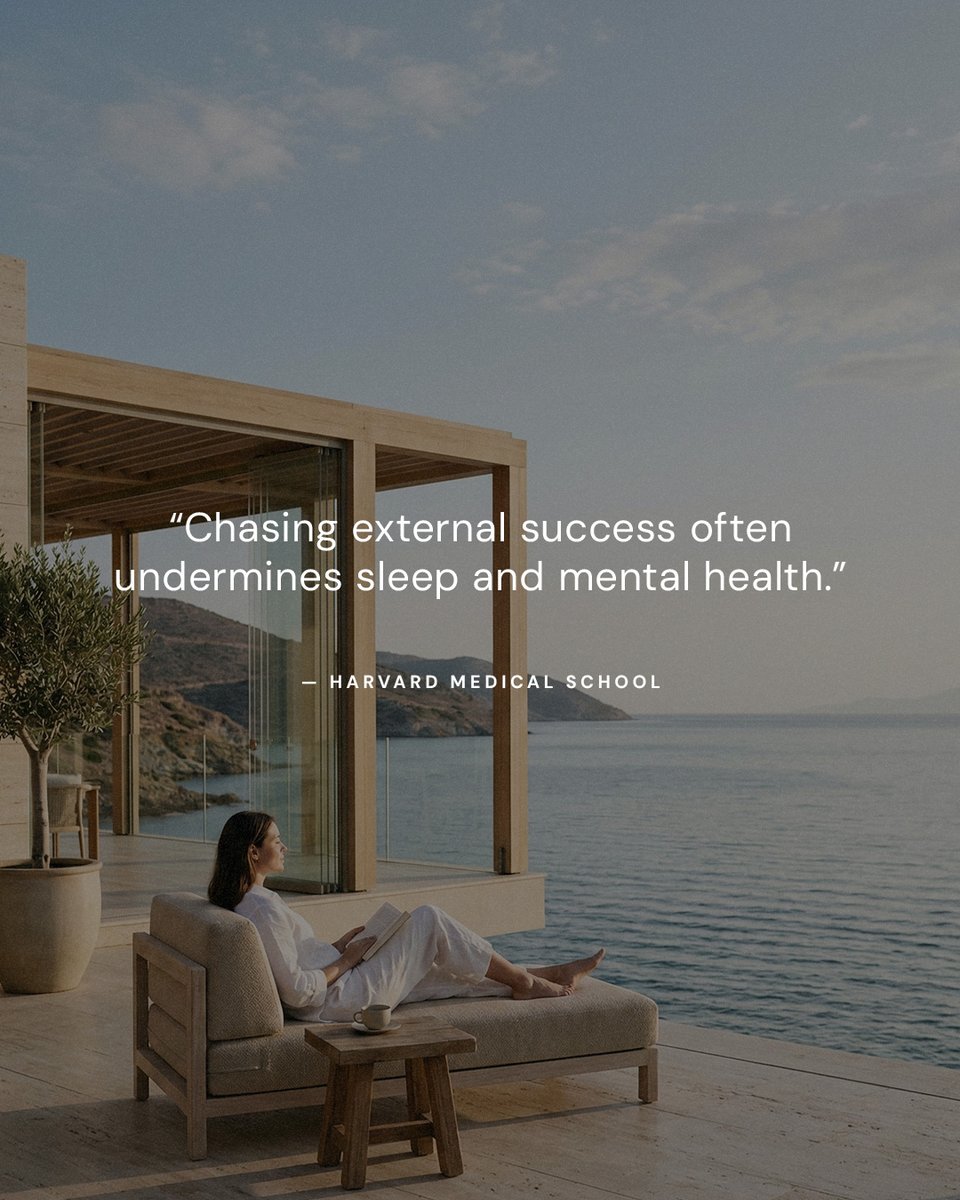 DrDouk's tweet photo. “Chasing external success often undermines sleep and mental health.” — Harvard Medical School 😴 

Learn the rhythms that protect your nervous system → https://t.co/liGaiXBI53 https://t.co/m38uUlHc0C