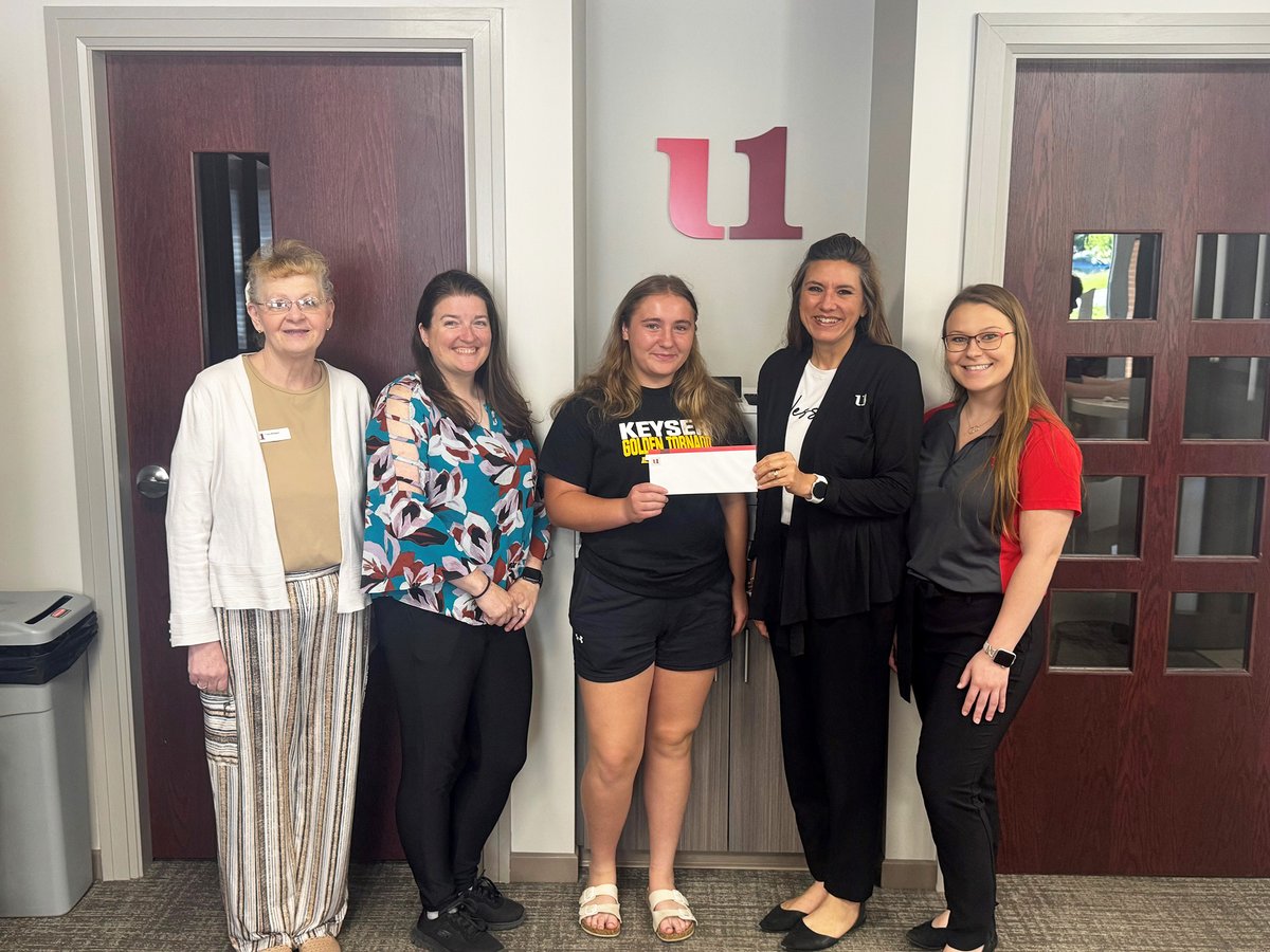 MyBank's tweet photo. Our First United Bank &amp; Trust Keyser Community Office was proud to present a donation to the Keyser High School Softball Team recently to help with their trip to the West Virginia State Championship game! https://t.co/QSYRLYZX8C