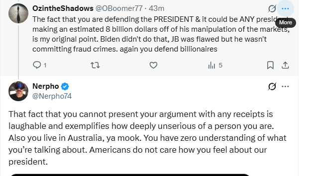 OBoomer77's tweet photo. i collect these cunts like pokemon 

HEY DICKHEAD, because of your moronic president. our fuel prices skyrocketed to $12 a gallon at one stage 

but yeh yeh, keep defending billionaires https://t.co/xcXN4qS1DR