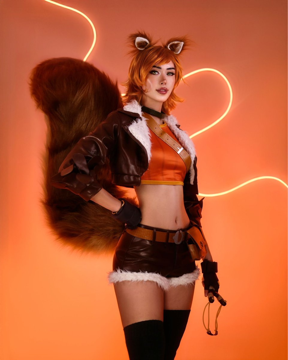 Wanderlustluca's tweet photo. My Squirrel Girl cosplay from Marvel Rivals 🐿️🧡 https://t.co/jqjD7LAzFr