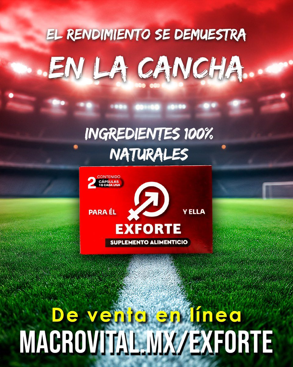 exxxforte's tweet photo. Vive junio con más confianza. ❤️🔥 Exforte te acompaña con vitalidad y energía para disfrutar cada momento con seguridad y actitud.
👉 https://t.co/UnG23ofLs9
#Exforte #JunioConActitud #VitalidadTotal https://t.co/xS1WeUPVQm