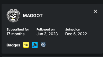 MAGGOTisBLESSED's tweet photo. @kicksupport this is the longest follow i think i have, showing support to the big @Tyceno https://t.co/u2Q45EOOkj