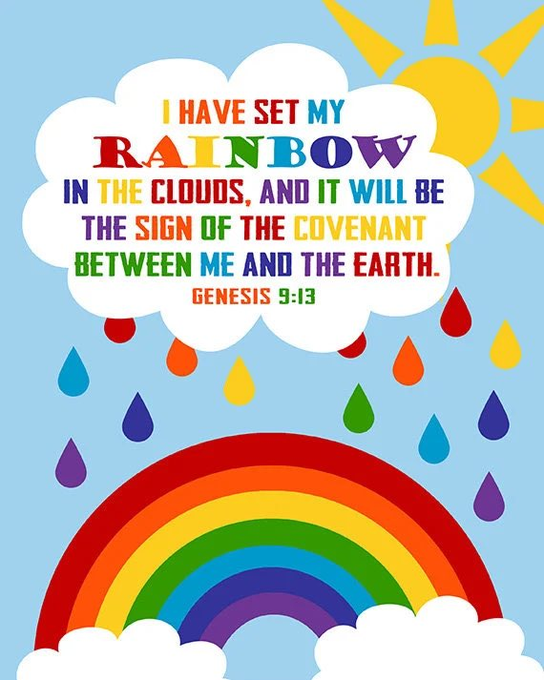JesusSavesUs777's tweet photo. The rainbow is God's image... take it back. https://t.co/7pupV13Erh