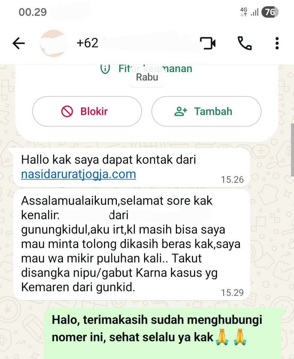 nasidaruratJogj's tweet photo. Setelah kejadian di Gunungkidul kemarin, Alhamdulillah nomer Nasidaruratjogja sampai ke beberapa rekan di Gunkid.

Rabu kemarin dihubungi salah satu Ibu, di Gunungkidul lagi. Lokasinya agak jauh dari pusat kota Wonosari, tp masih di area yg landai, ngga kaya sebelumnya https://t.co/AweqwIOvgr