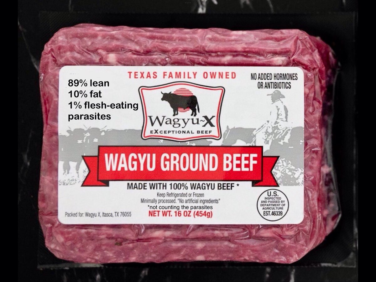 Popular_Demand's tweet photo. Proudly brought to you by the Texas Cattlemen’s Association and Donald Trump’s FDA! https://t.co/1DMPThsBgQ