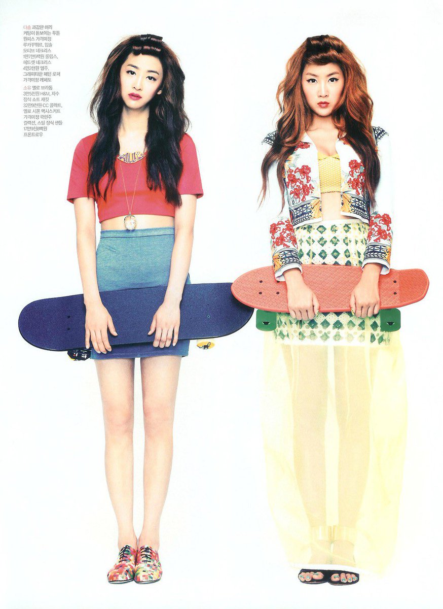 narshazone's tweet photo. — SISTAR's Soyou &amp; Dasom for CéCi Magazine (2012) https://t.co/FFNLjOLWiD