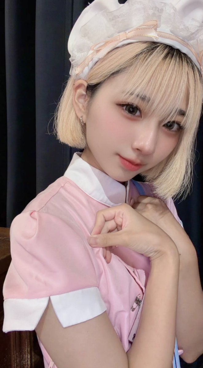 おきゅおわ🎵🎵 ナース服かわいかった♡♡ 今日もチェキ、ドリンク