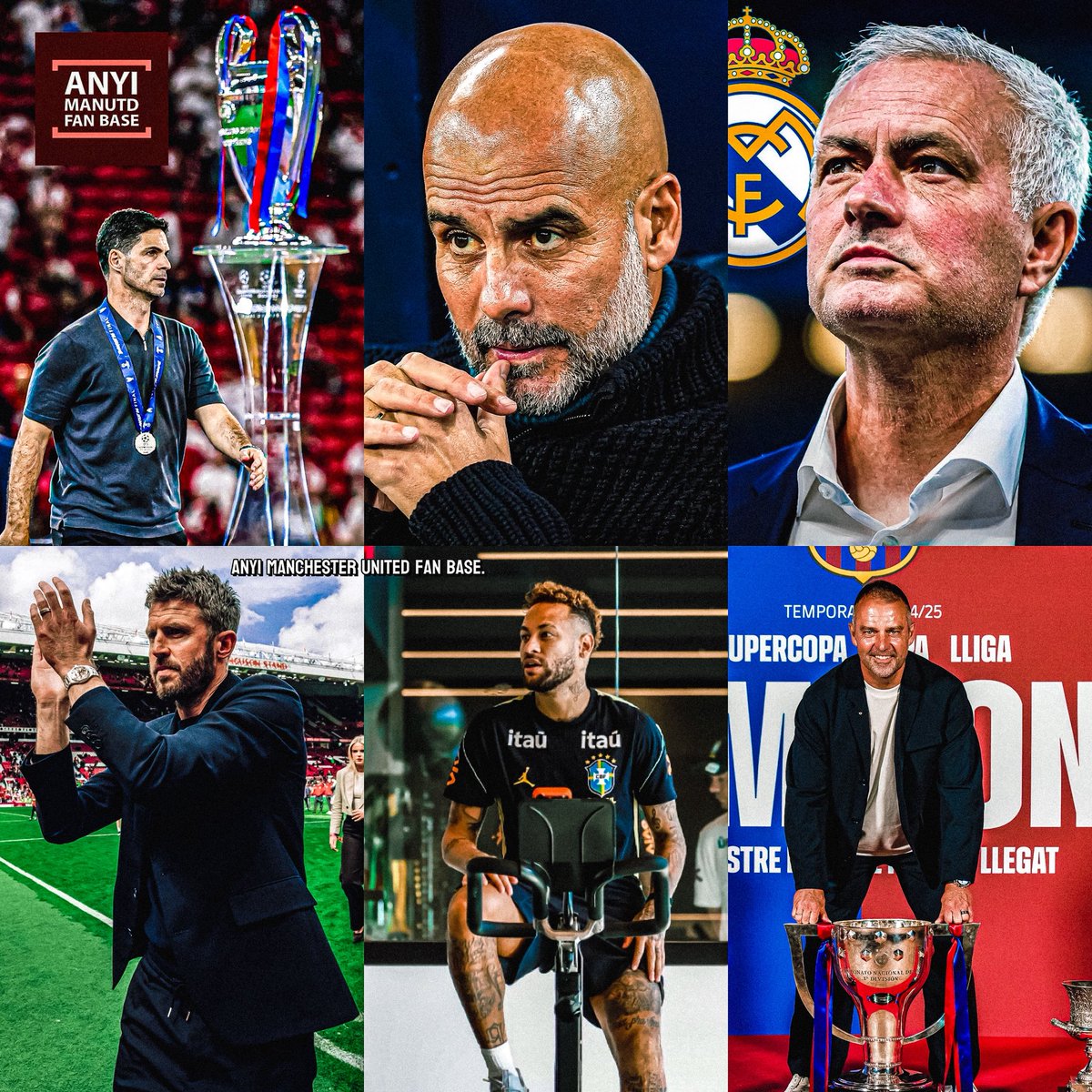 Anyimanutd's tweet photo. ⚠️ FOOTBALL IS BACK. 

✅ Mourinho at Real Madrid
✅ Manchester United in the Champions League
✅ Neymar back for Brazil
✅ Guardiola OUT at City
✅ Arsenal UCL heartbreak
✅ Barcelona dominance ENDED

It’s a new era. ⏳

#MUFC https://t.co/33Eia5lK1Z