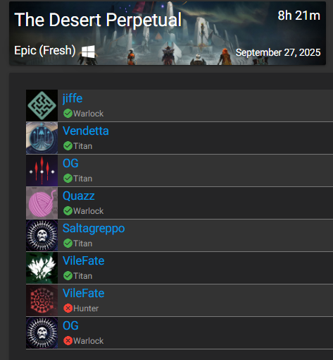 CodeYaMaster's tweet photo. @majorrkee @NightlyD2 @Pheonix__ttv @Inspitefuls @DestinyTheGame this was worlds first Epic DP. Tell me, where do you see the hunter meta? https://t.co/XDlfGkyYig