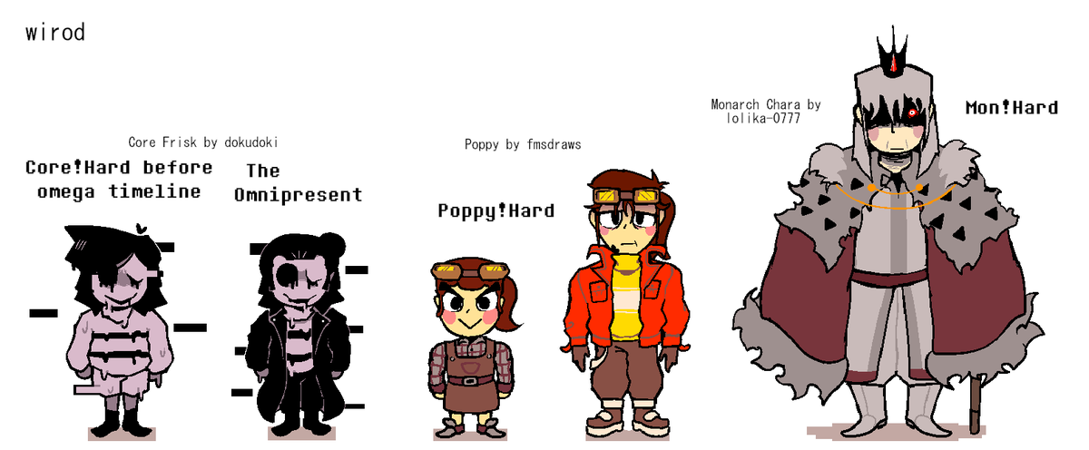 wirodd_'s tweet photo. CoreHard, and the gang, iis hereee
#CoreFrisk #UndertaleAu #pixelart https://t.co/UXX5wwoOSg