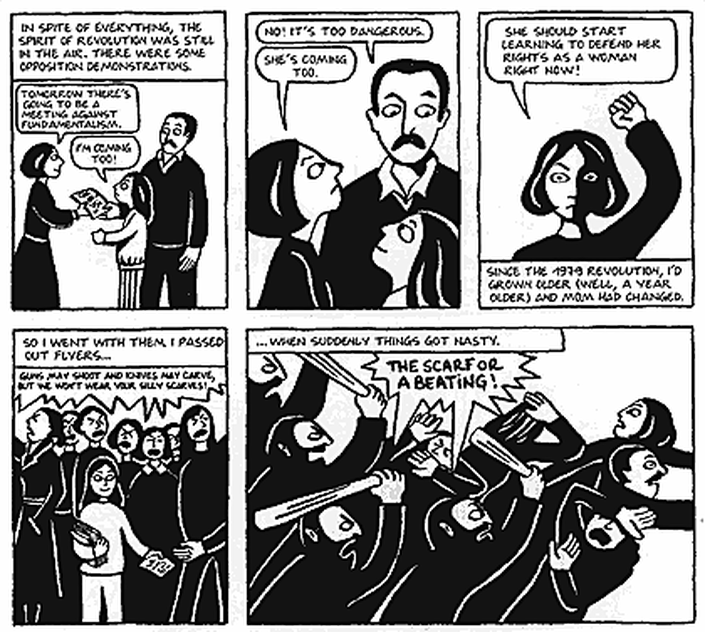 cisnenegro's tweet photo. ... oscurantistas después de ya tantos siglos. Un texto que está a la altura de la orwelliana 'Rebelión en la granja'. Satrapi hurga también en nuestra conciencia insolidaria hacia los pueblos árabes sometidos a la opresión de teocracias medievales...⬇️ https://t.co/guGUSaBOvs