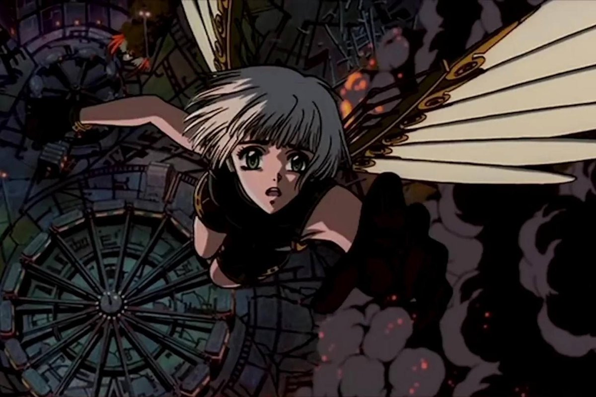 finalformlab's tweet photo. Clover (1999) follows a lonely girl named Suu, the only "Four-Leaf Clover" in the world who holds enough cybernetic power to destroy the government https://t.co/zONEb6sWFK