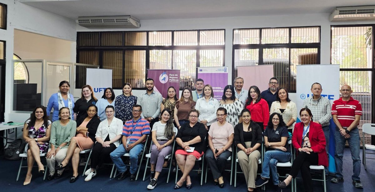 UFTFHONDURAS's tweet photo. #UFTF desarrolló la jornada “Ellas Deciden… Ellas Representan”, junto al @Foropoliticashn con el acompañamiento de @ONUHonduras  y CEM-H.

Durante el encuentro se inició la construcción de la Política Institucional de Género de la UFTF. https://t.co/7reKkpjlak