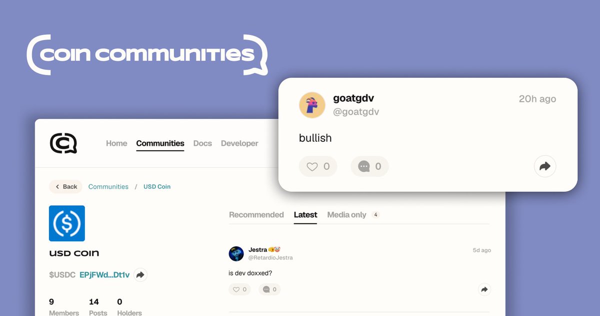 Coin Communities tweet media