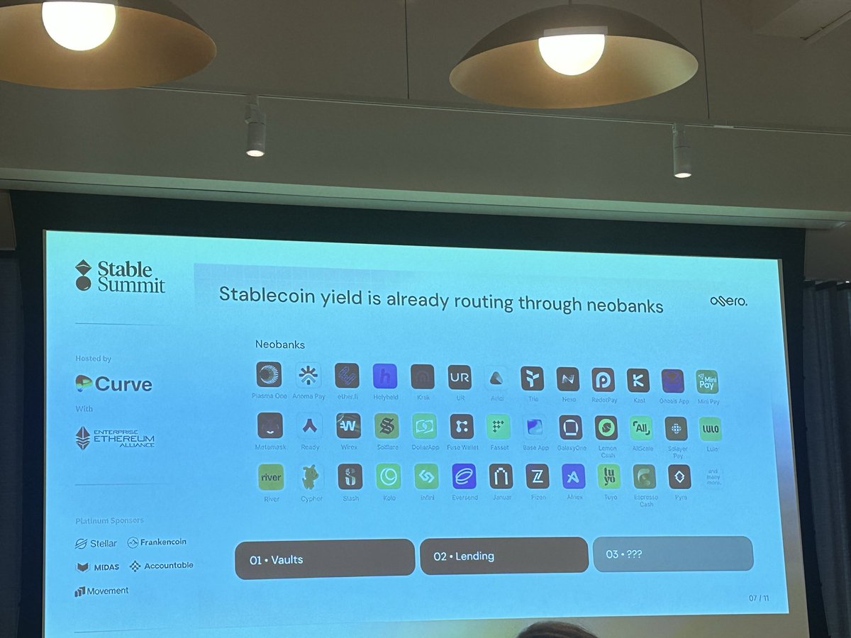 raopreetam_'s tweet photo. Stablecoin yield is already making its way into neobanks.

Good to see multiple teams on this list secured by @QuillAudits_AI.

As stablecoins move from DeFi into consumer-facing financial products, security becomes infrastructure not a checkbox.

Yield strategies, lending integrations, treasury management, and custody flows all need to work flawlessly.