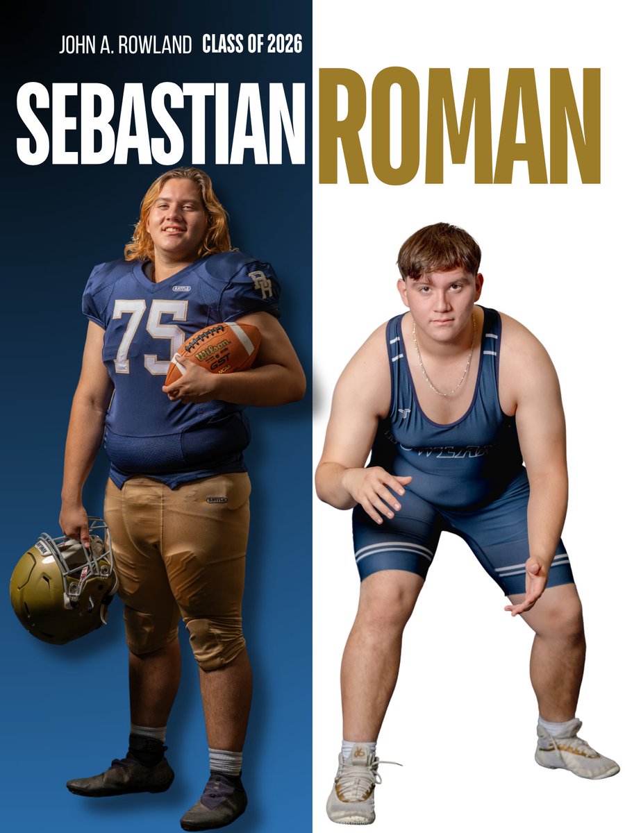 Recruit_Rowland's tweet photo. Sebastian Roman.
Football AND wrestling.
Class of 2026. Rowland Built. #RowlandBuilt #AndNotOr https://t.co/kMLq174ZLd