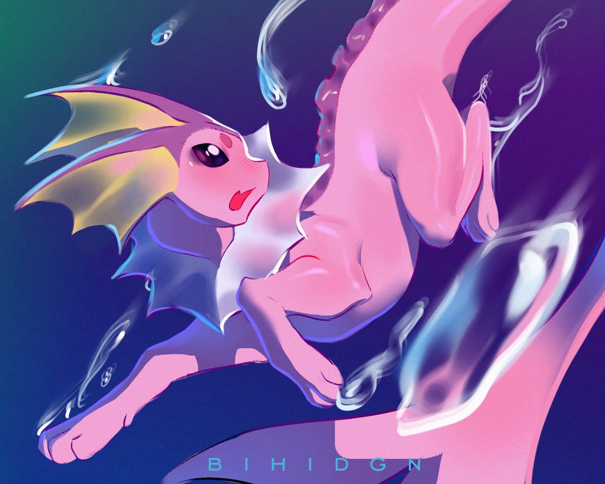 bihidraw's tweet photo. Vaporeon! https://t.co/3dNqNH8PNf