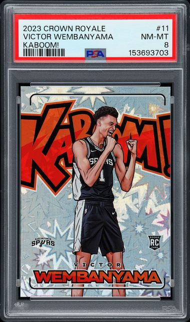 JUST SOLD: PSA 8 2023 Panini Crown Royale Kaboom! Victor