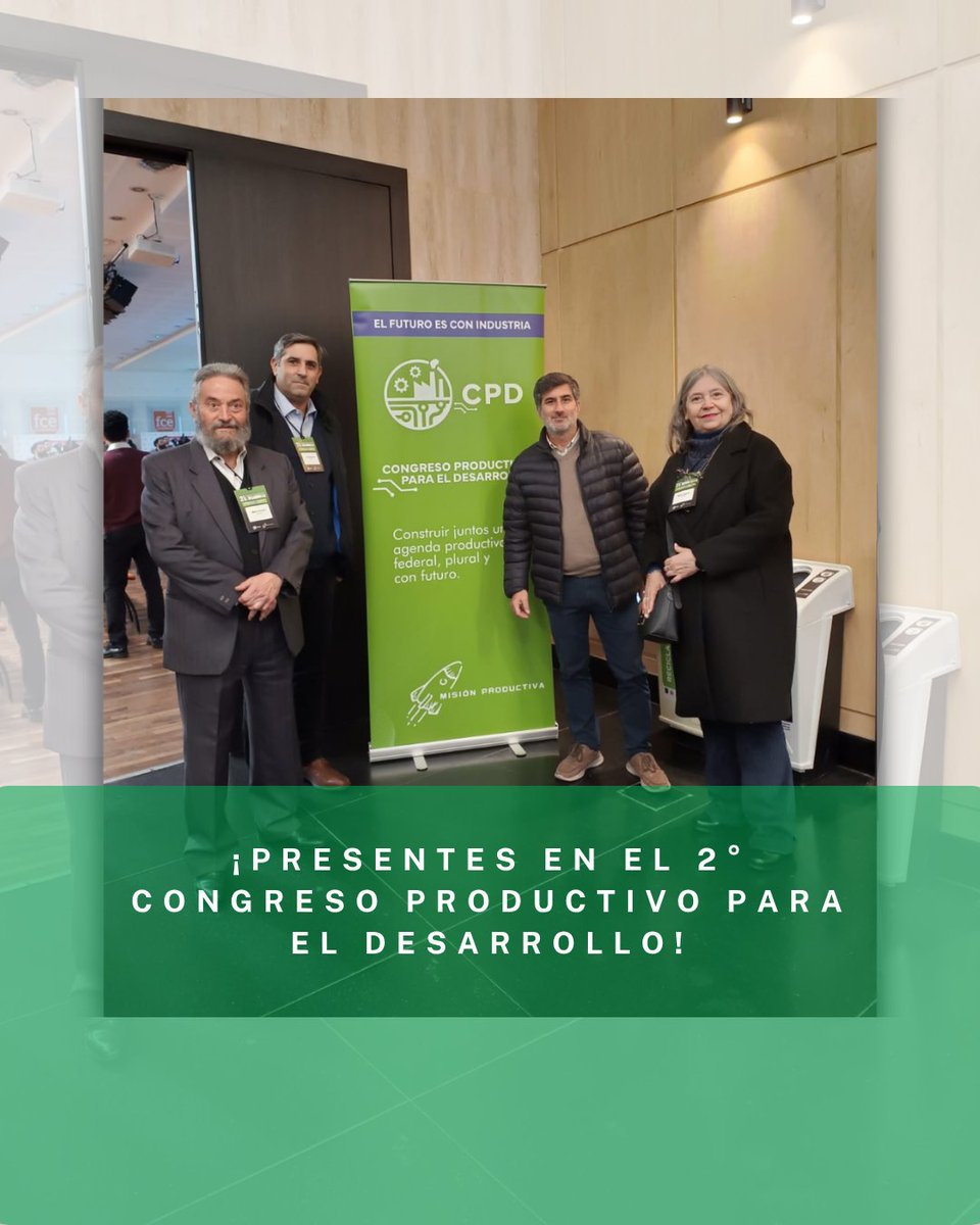 CalibaArg's tweet photo. ✅ Estuvimos presentes en el 2° Congreso Productivo para el Desarrollo , un espacio de conversación fundamental para proyectar el futuro del desarrollo argentino. https://t.co/h5pRsoRV3L