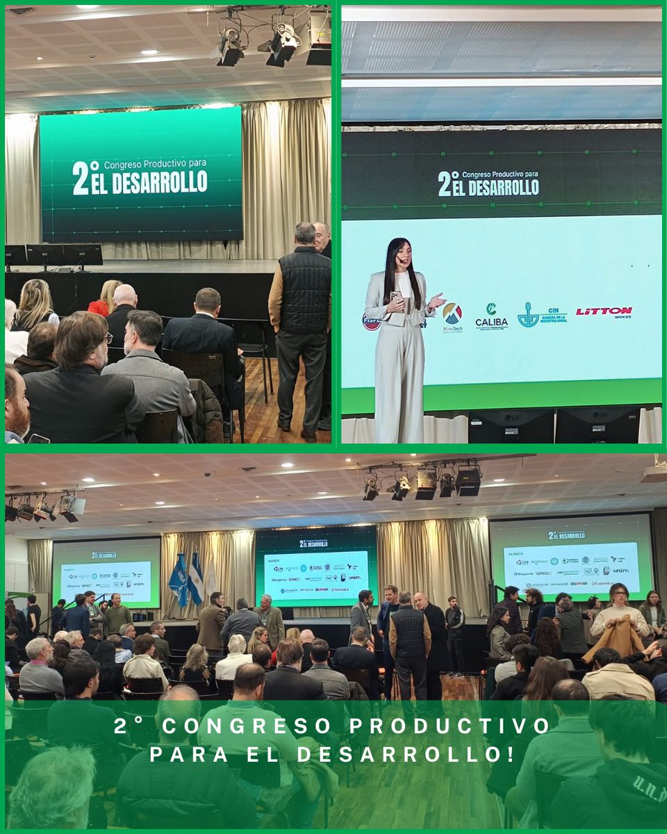 CalibaArg's tweet photo. ✅ Estuvimos presentes en el 2° Congreso Productivo para el Desarrollo , un espacio de conversación fundamental para proyectar el futuro del desarrollo argentino. https://t.co/h5pRsoRV3L