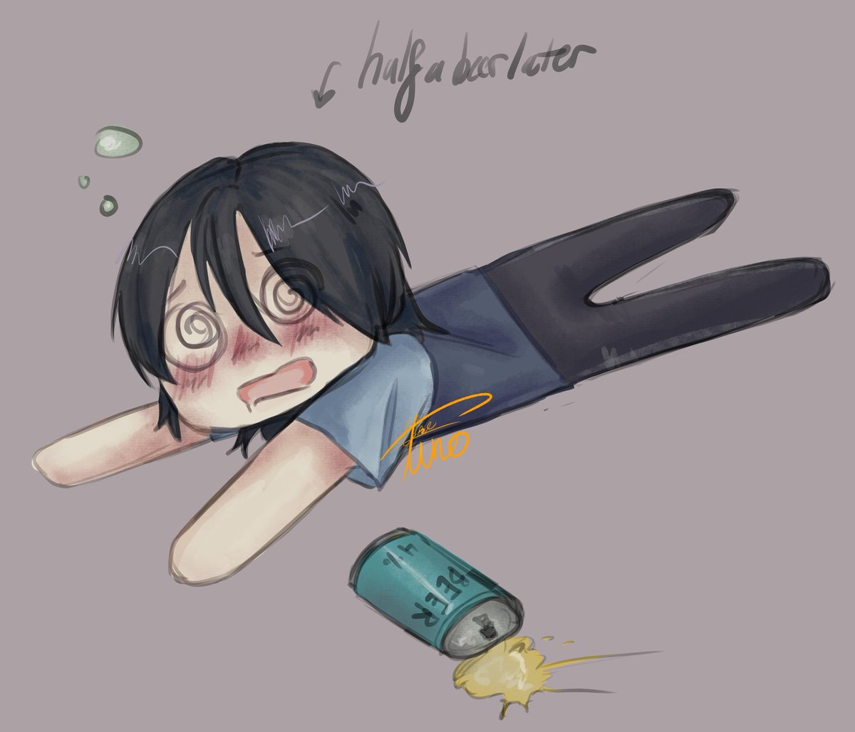 Tropical_Sploon's tweet photo. whoever requested this i hope youre happy this took too long😰
He tried beer, but he got blackout drunk after half the can because hes weak and on his boy period

#スウィートプール #sweetpool https://t.co/3CeiamhvTN