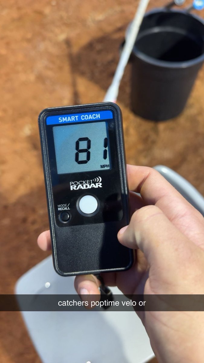 Gage2Price's tweet photo. Catcher velo pr!
@CoachBailey45 @CoachDCorona @KSchnall9 @jaykehoe26 @hefner_2 @bealsy9 https://t.co/5jaQKsdZXa