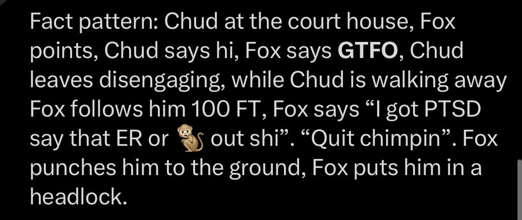 AmericaOnlyAF's tweet photo. @DonzZombiie @PopeThe48695 @DAQUANDSG Being factual &amp; impartial looking at the fact pattern that the lead investigator &amp; witnesses testified, even though I don’t like the dudes content, isn’t dicksucking. You sound like a retarded emotional progressive.

Chud has a legitimate self defense case. Attack the argument 🤡 https://t.co/1OaZGCW69t