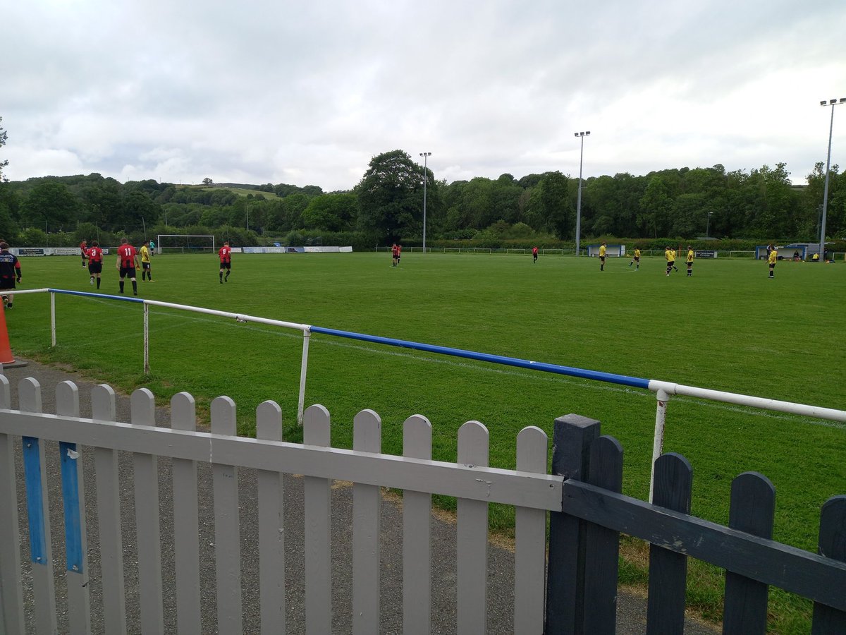 Andylamb11's tweet photo. It's @_summer_league in the rain! And surprisingly I haven't even made it out of Flintshire! Only been here once in this, but it is (possibly) the only place I have seen both @BTFCofficial77 1st and U19 teams win games https://t.co/e5Jpyjcu55